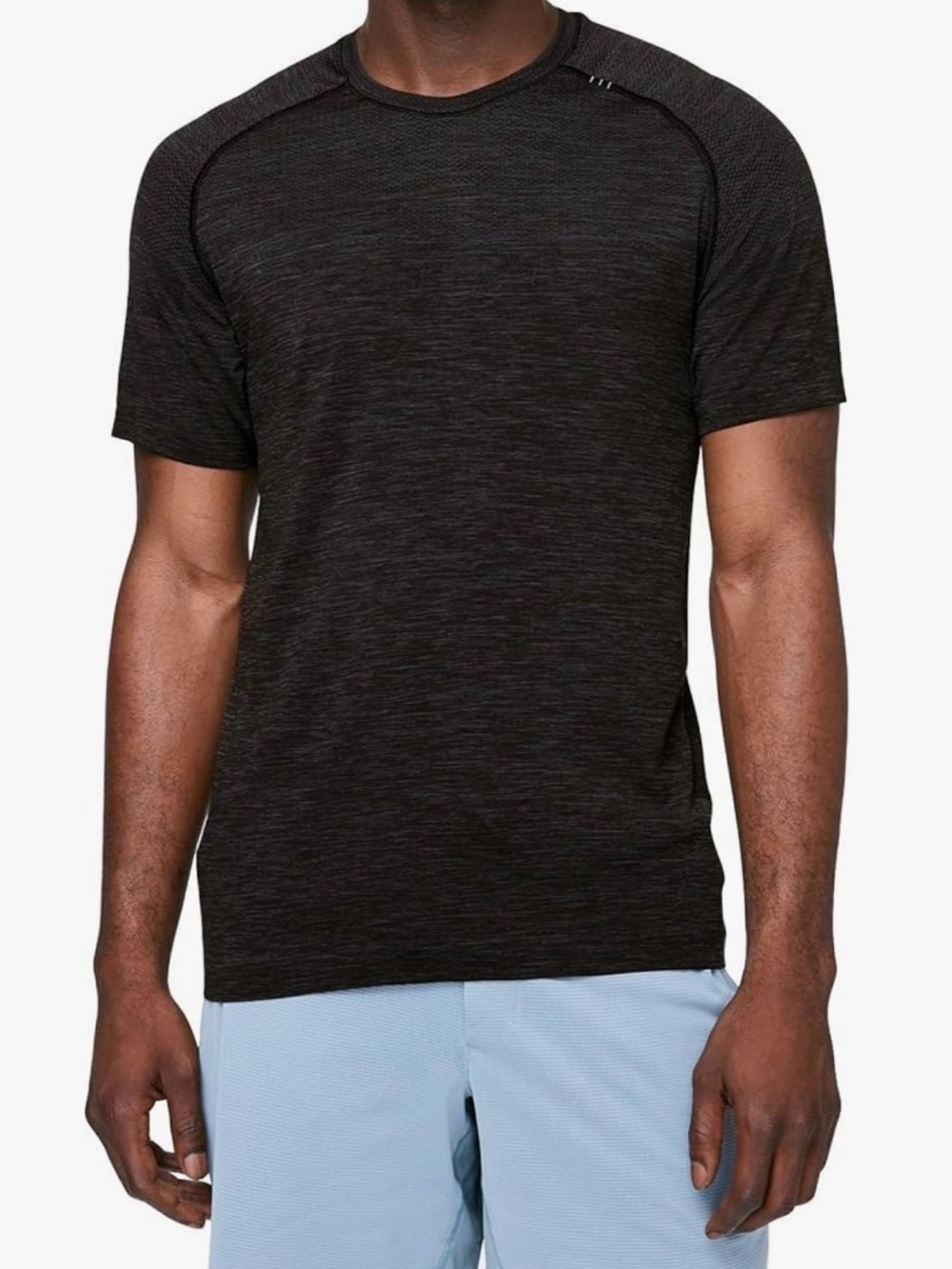 lululemon Metal Vent Tech Men's Crew Neck T-Shirt Breathable Stretch Deep Coal M